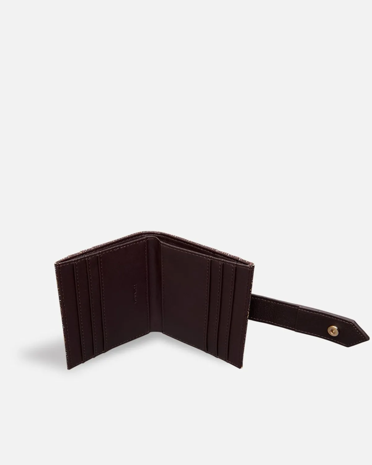 Carteras Y Monederos | Lonbali Billetera Cuadrada Kubu Marron