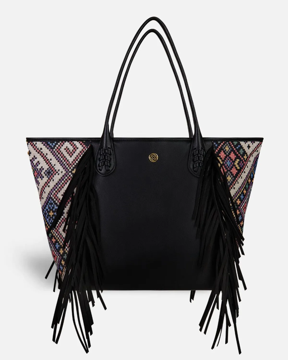Bolsos Shopper | Lonbali Bolso Bonnie Ethnic Negro
