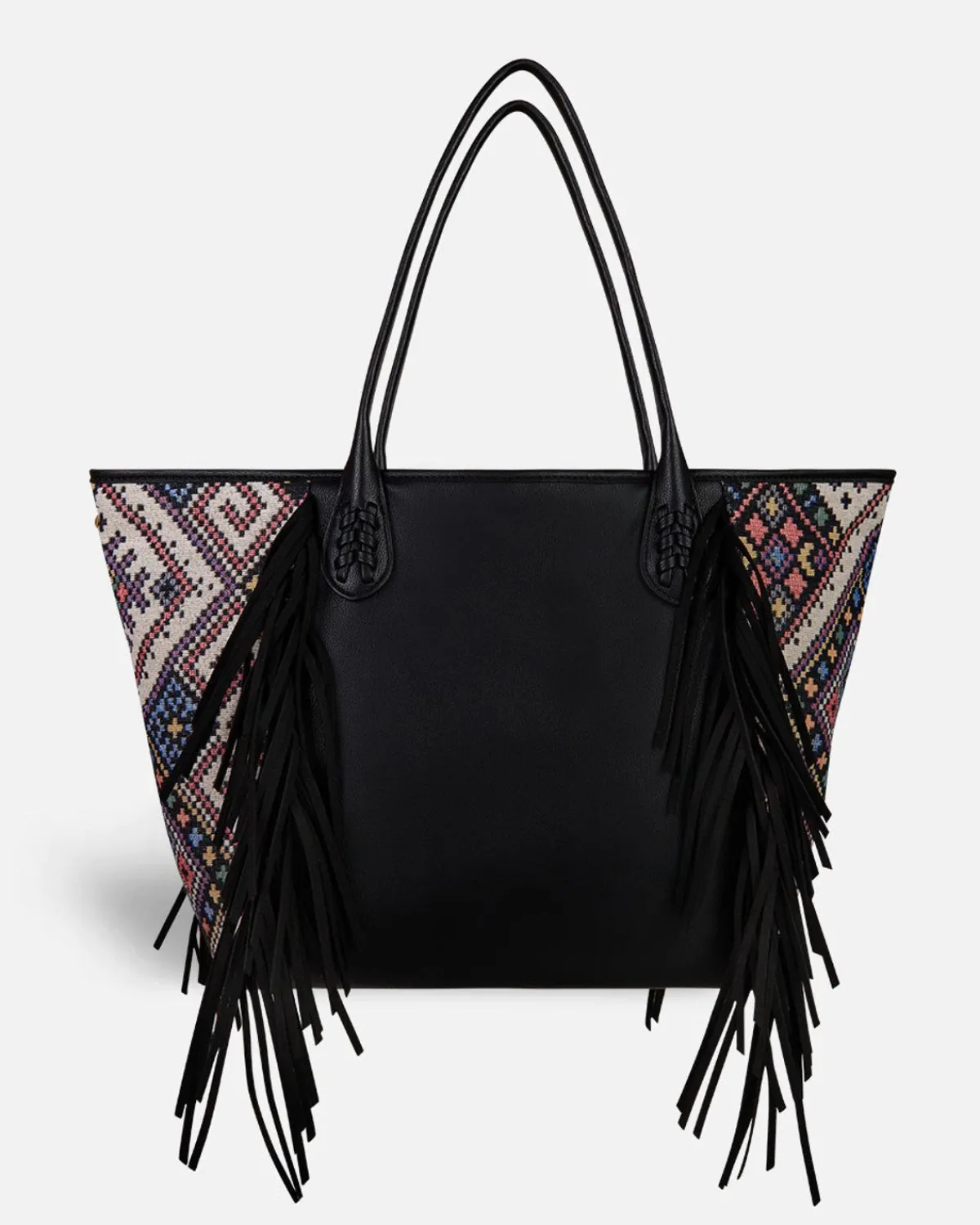 Bolsos Shopper | Lonbali Bolso Bonnie Ethnic Negro