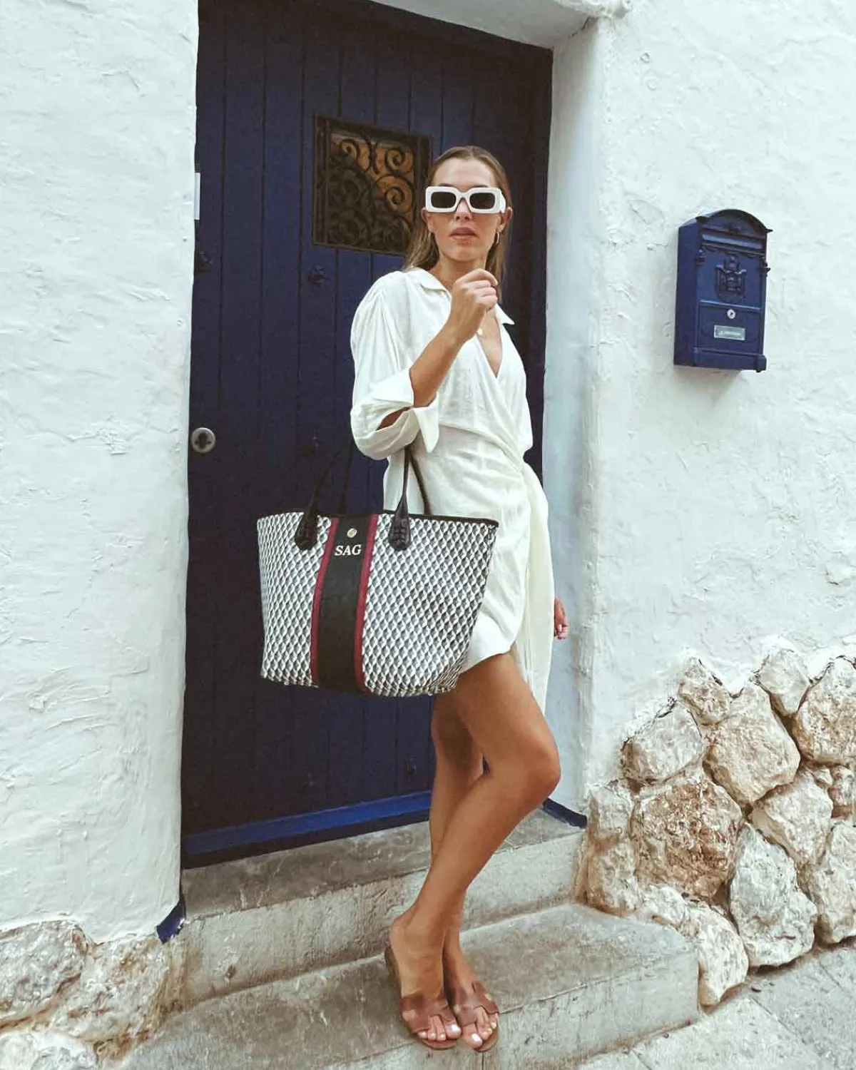 Bolsos Shopper | Lonbali Bolso Born Arrow B&W Negro