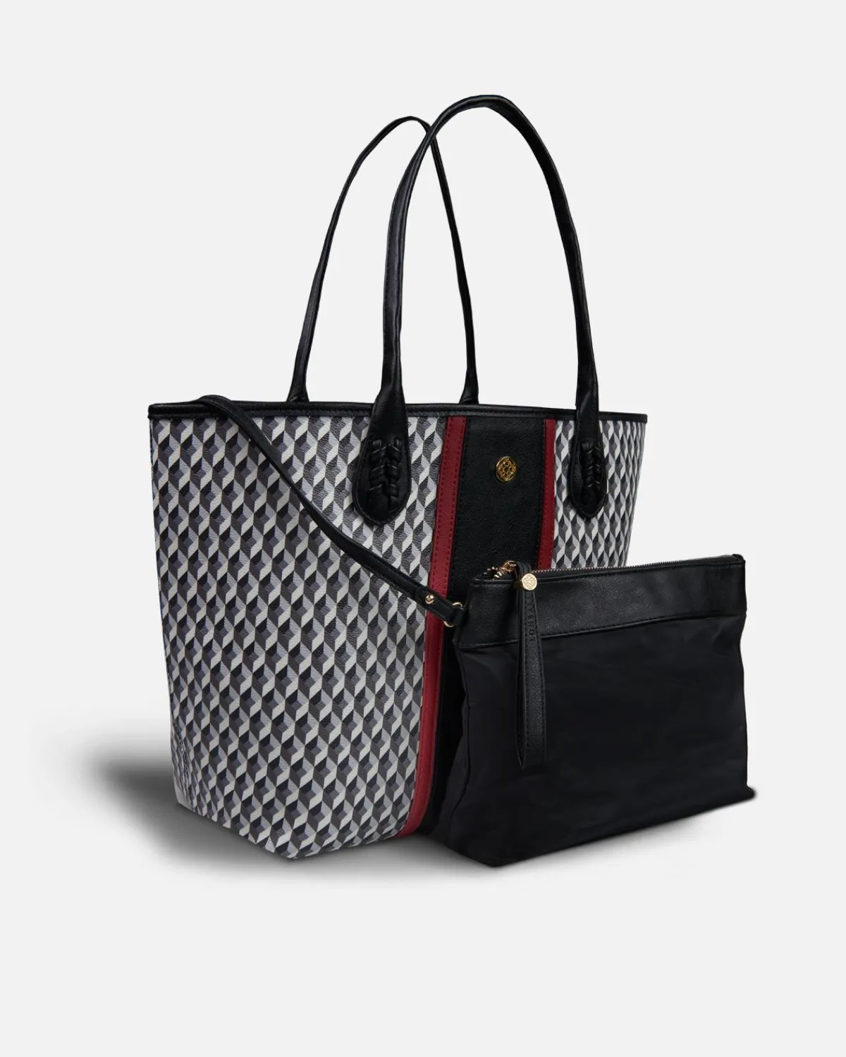 Bolsos Shopper | Lonbali Bolso Born Arrow B&W Negro
