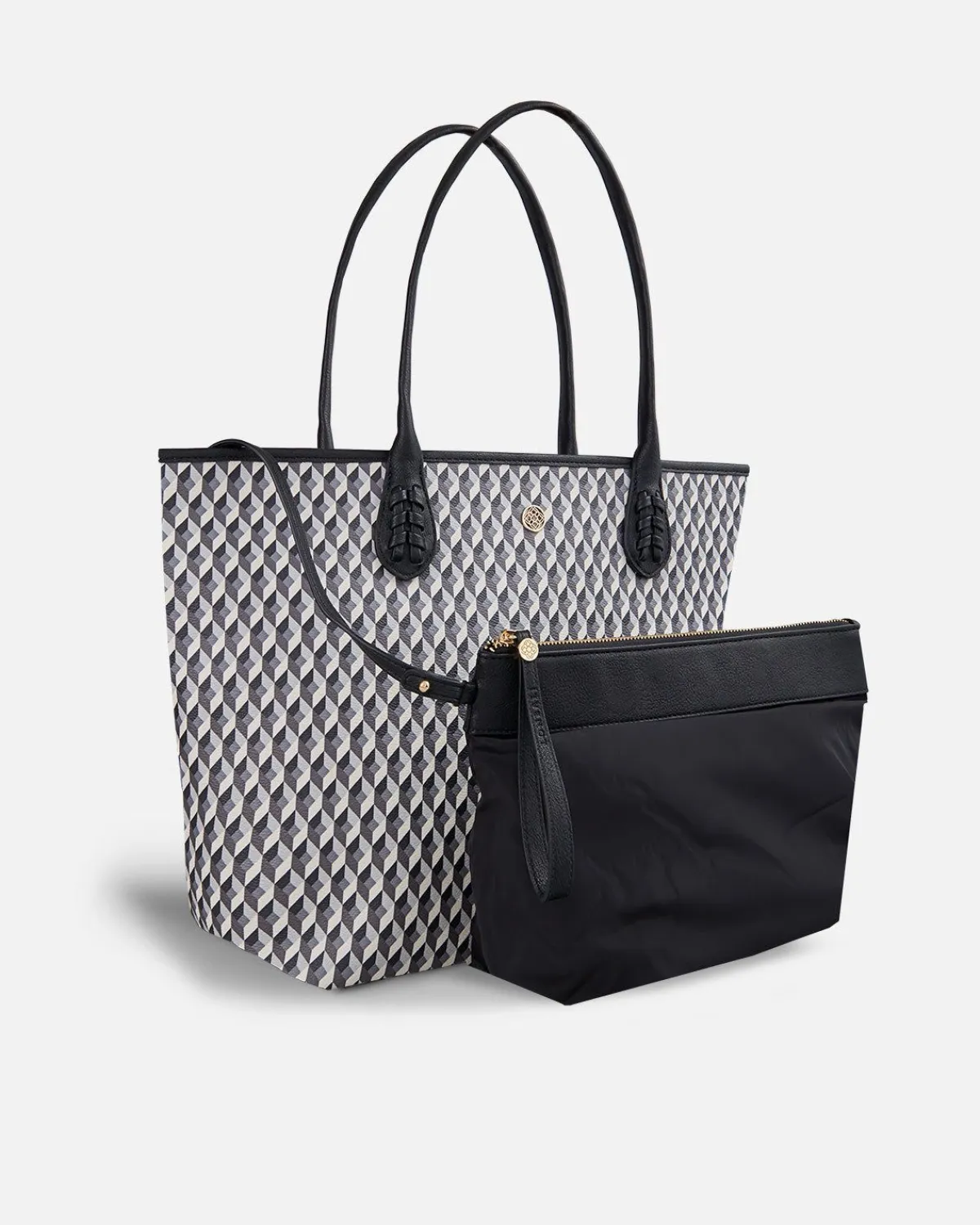 Bolsos Shopper | Lonbali Bolso Born B&W Negro