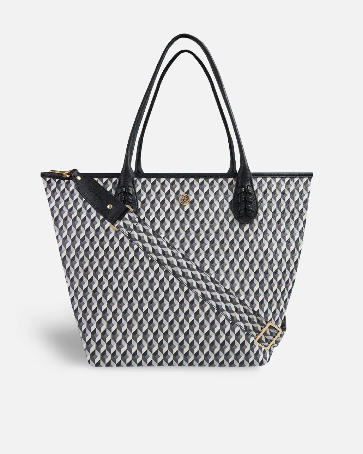Bolsos Shopper | Lonbali Bolso Born B&W Negro
