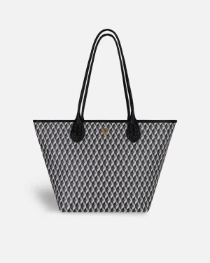 Bolsos Shopper | Lonbali Bolso Born Midi B&W Negro