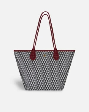 Bolsos Shopper | Lonbali Bolso Born Midi B&W Rojo
