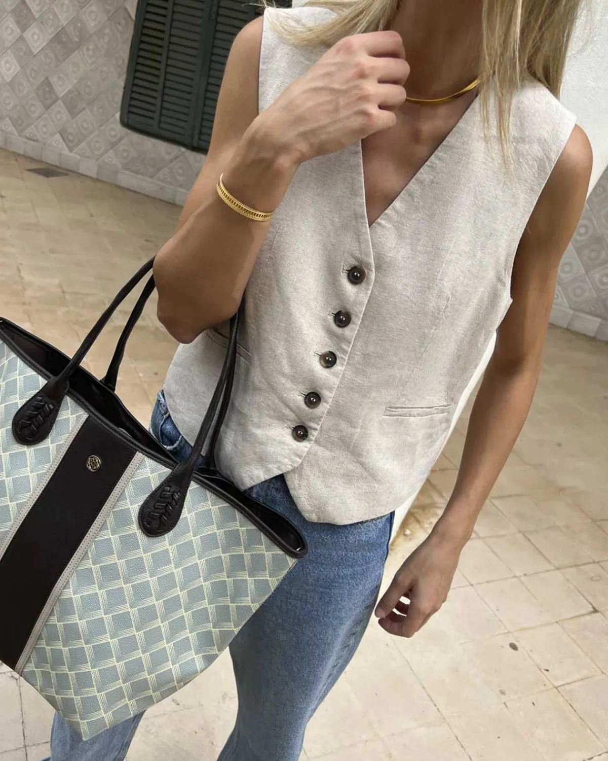 Bolsos Shopper | Lonbali Bolso Kensington Arrow Gris