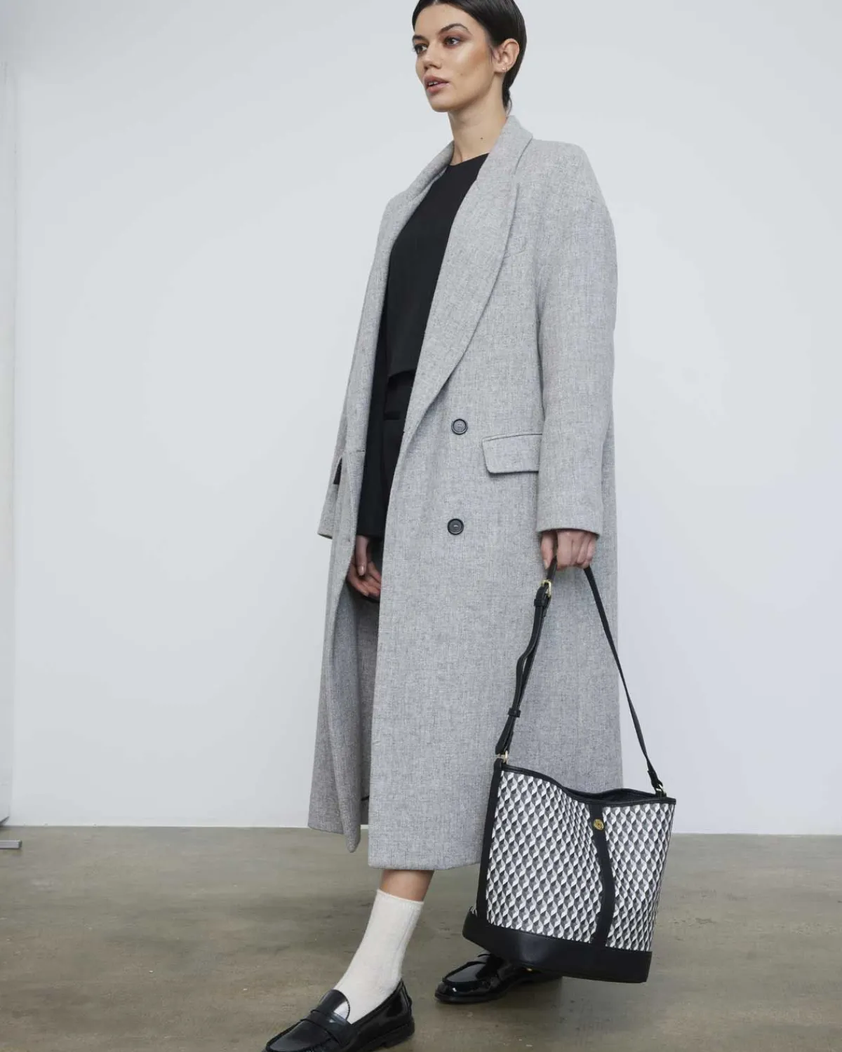 Bolsos Bandolera | Lonbali Bolso Siena Born B&W Negro