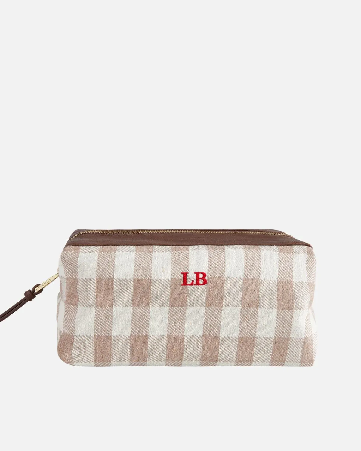 Neceseres | Lonbali Neceser Vichy Beige